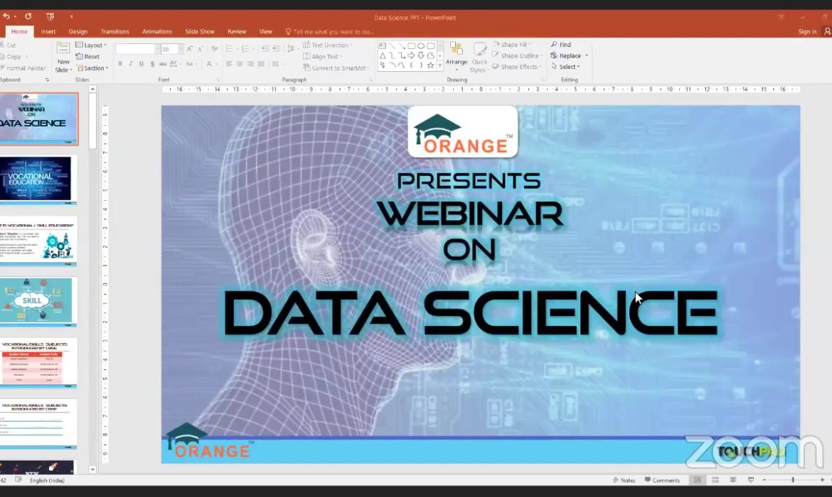Webinar on Data Science for Grade 8 to 12